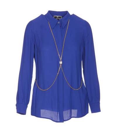 Elisabetta Franchi Shirts In Blue