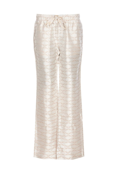 Zadig & Voltaire Pomy Jacquard Trousers In White