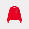 Kenzo Pull Brodé 'year Of The Dragon' Femme Cerise In Cherry Red