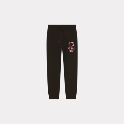 Kenzo Pantalon De Jogging Brodé 'year Of The Dragon' Femme Noir In Black