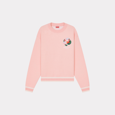Kenzo 'year Of The Dragon' Embroidered Sweater Faded Pink