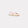 KENZO KENZO ESPADRILLES BRODÉES 'KENZO LUCKY TIGER' EN TOILE FEMME ROSE CLAIR