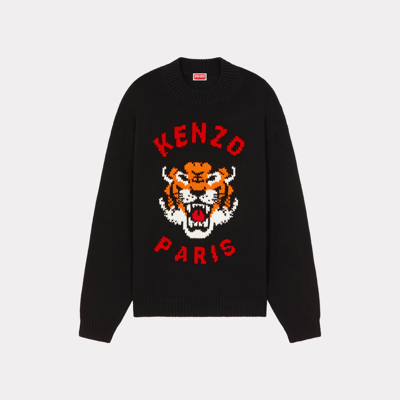 Kenzo Lucky Tiger' Genderless Sweater Black