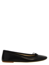 Apc Leah Leather Ballerina Shoes In Black