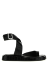 Gia Borghini Woman Thong Sandal Black Size 8 Synthetisches Material In Black