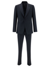 Lardini Blue Single-breasted Suit With Peak Revers In Blu