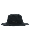 Jacquemus Black Le Splash 'le Bob Artichaut' Bucket Hat In Black