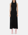 BOTTEGA VENETA BLACK JERSEY EVENING DRESS CUT OUT BACK