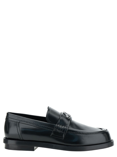 Alexander Mcqueen Alexander Mc Queen Textured Derby Shoes In Black