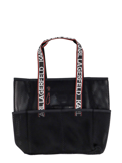 Karl Lagerfeld Shouder Bag In Black