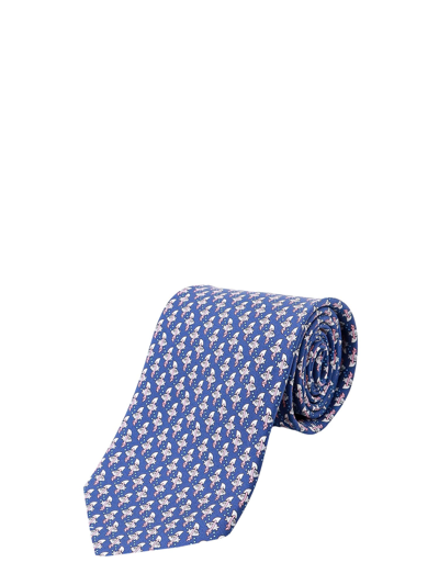 Ferragamo Tie In Blue