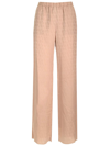 Valentino Toile Iconographe Silk Pants In White