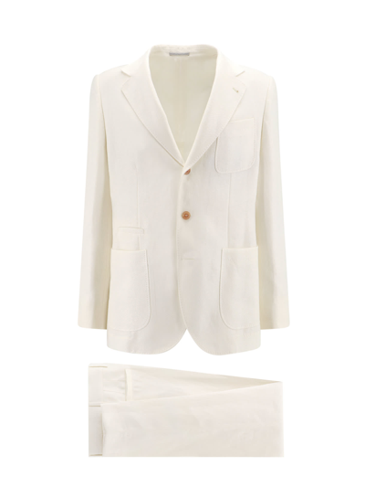 Brunello Cucinelli Suit In White