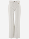 Chloé Flare Leg Jeans In White
