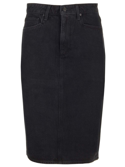 PAIGE DENIM PENCIL SKIRT