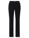 Dolce & Gabbana Washed Denim Girly Jeans In Black
