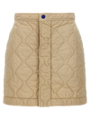 BURBERRY QUILTED NYLON SKIRT