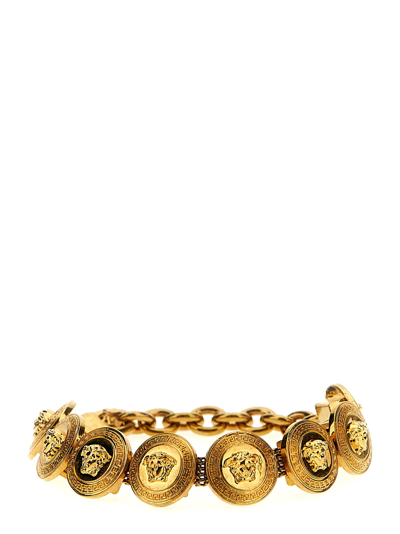 Versace Tribute Medusa Chain Bracelet In Gold