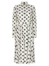 Dolce & Gabbana Dg Dress In White/black