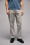 Bdg Straight Fit Utility Work Pant In Black/white Stripe, Men's At Urban Outfitters