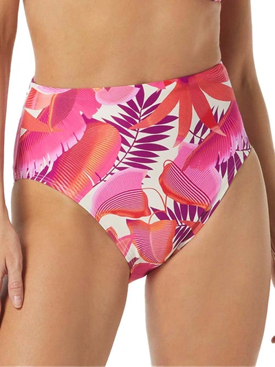 Coco Reef Contours Thrive High-waist Bikini Bottom In Del Mar Palm