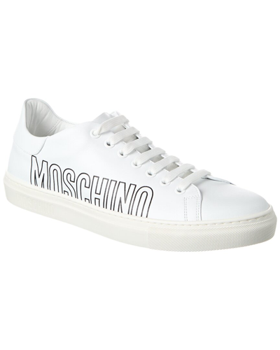 MOSCHINO MOSCHINO LEATHER SNEAKER