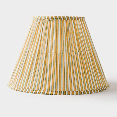 Mela Artisans Candystripe Pleated Lamp Shade