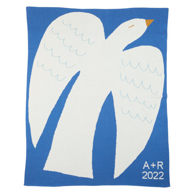 By Terry Love Bird Throw Blanket In White