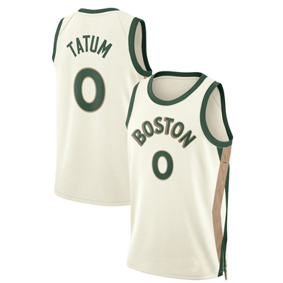 Sheshow Men's Boston Celtics Jayson Tatum 2024 City Edition Jersey In White