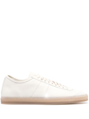 LEMAIRE NEUTRAL LINOLEUM LEATHER SNEAKERS - WOMEN'S - CALF LEATHER/RUBBER