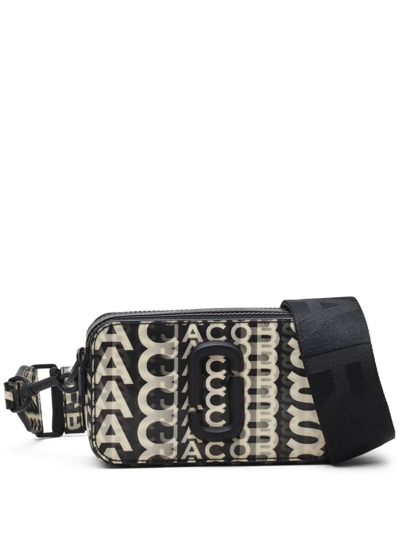 Marc Jacobs Black The Monogram Lenticular Snapshot Cross Body Bag In Printed