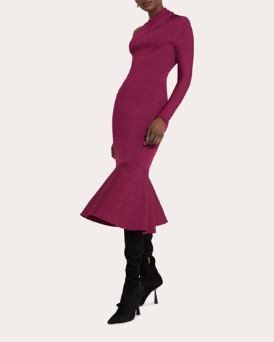 Safiyaa Women's Annabel Knit Midi Dress In Pink