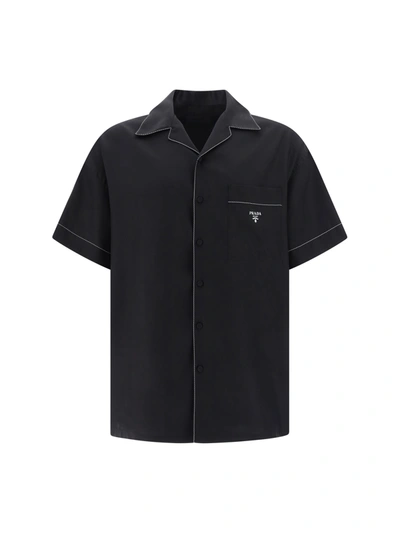 Prada Camicia In Black