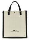 APC CAMILLE 2.0 TOTE BAG WHITE/BLACK