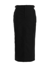 WARDROBE NYC CARGO SKIRTS BLACK