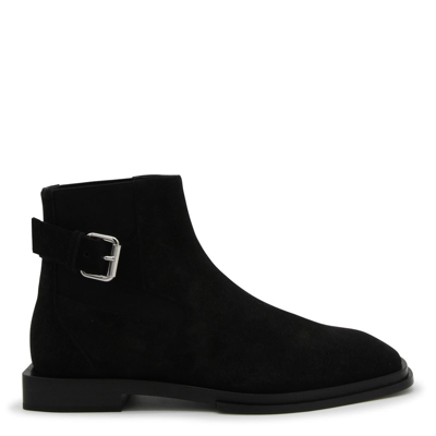 Alexander Mcqueen Black Leather Boots