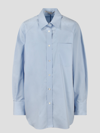Stella Mccartney Oversized Shirt With Chiffon Detail