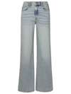 7 FOR ALL MANKIND 7 FOR ALL MANKIND LIGHT BLUE COTTON JEANS