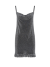 PHILOSOPHY MESH DRESS WITH ALL-OVER RHINESTONES