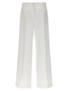 DOLCE & GABBANA FLARE PANTS WHITE