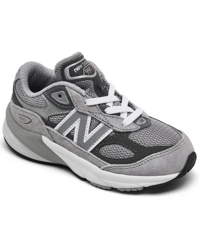New Balance Babies' Toddler Kids 990 V6 Casual Sneakers From Finish Line In Grey/silver