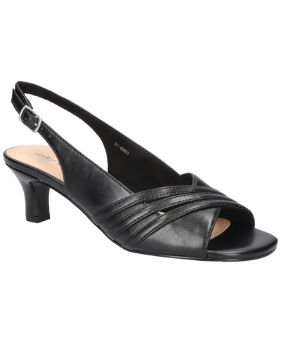 Easy Street Women's Teton Buckle Slingback Dress Sandals In Black