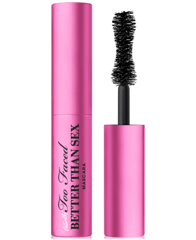 Too Faced Naturally Better Than Sex Lengthening & Volumizing Mascara, Travel Size In Black