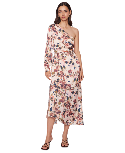 Lost + Wander Women's Thea Floral-print One-shoulder Maxi Dress In Cream Floral Multi