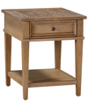 MACY'S DAWNWOOD 26" WOOD END TABLE, CREATED FOR MACY'S