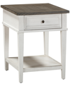 MACY'S DAWNWOOD 26" WOOD END TABLE, CREATED FOR MACY'S