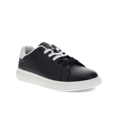 Levi's Women's Ellis Synthetic Leather Casual Low Top Sneaker Shoe In Black,white