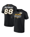 Fanatics Branded David Pastrnak Black Boston Bruins Authentic Pro Prime Name & Number T-shirt In Black