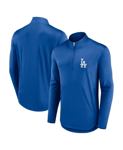 Fanatics Men's  Royal Los Angeles Dodgers Tough Minded Quarter-zip Jacket