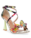 BETSEY JOHNSON WOMEN'S TRUDIE BUTTERFLY STRAPPY DRESS SANDALS